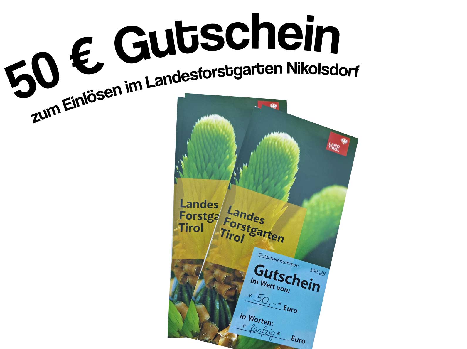 50 € Gutschein vom Forstgarten Nikolsdorf
